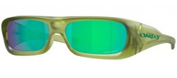 Gafas de Sol - Oakley - PERMIAN OO9520 - 9520-04 MATTE TRANSPARENT FERN // PRIZM JADE