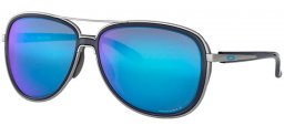Sunglasses - Oakley - SPLIT TIME OO4129 - 4129-07 NAVY // PRIZM SHAPPIRE IRIDIUM POLARIZED