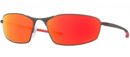 Lunettes de soleil - Oakley - WHISKER OO4141 - 4141-02 MATTE GUNMETAL // PRIZM RUBY