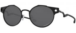 Sunglasses - Oakley - DEADBOLT OO6046 - 6046-03 SATIN BLACK // PRIZM BLACK POLARIZED