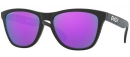 Lunettes de soleil - Oakley - FROGSKINS OO9013 - 9013-H6 MATTE BLACK // PRIZM VIOLET