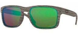 Sunglasses - Oakley - HOLBROOK OO9102 - 9102-J8 WOODGRAIN // PRIZM SHALLOW H2O POLARIZED