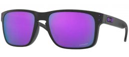 Sunglasses - Oakley - HOLBROOK OO9102 - 9102-K6 MATTE BLACK // PRIZM VIOLET