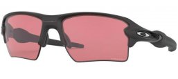 Sunglasses - Oakley - FLAK 2.0 XL OO9188 - 9188-B2 STEEL // PRIZM DARK GOLF
