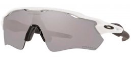 Sunglasses - Oakley - RADAR EV PATH OO9208 - 9208-94 POLISHED WHITE // PRIZM BLACK POLARIZED