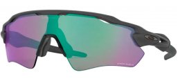 Sunglasses - Oakley - RADAR EV PATH OO9208 - 9208-A1 STEEL // PRIZM ROAD JADE