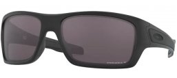 Sunglasses - Oakley - TURBINE OO9263 - 9263-62 MATTE BLACK // PRIZM GREY POLARIZED