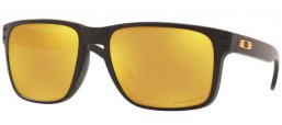 Sunglasses - Oakley - HOLBROOK XL OO9417 - 9417-23 MATTE BLACK // PRIZM 24K POLARIZED