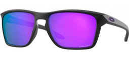 Sunglasses - Oakley - SYLAS OO9448 - 9448-10 MATTE BLACK // PRIZM VIOLET