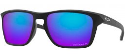 Sunglasses - Oakley - SYLAS OO9448 - 9448-12 MATTE BLACK // PRIZM SAPPHIRE IRIDIUM POLARIZED