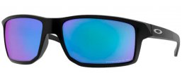 Sunglasses - Oakley - GIBSTON OO9449 - 9449-12 MATTE BLACK // PRIZM SAPPHIRE IRIDIUM POLARIZED