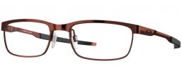 Lunettes de vue - Oakley Prescription Eyewear - OX3222 STEEL PLATE - 3222-08 SATIN GRENACHE