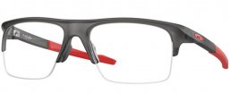 Lunettes de vue - Oakley Prescription Eyewear - OX8061 PLAZLINK - 8061-02  SATIN GREY SMOKE