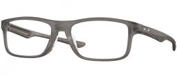 Lunettes de vue - Oakley Prescription Eyewear - OX8081 PLANK 2.0 - 8081-17 SATIN GREY SMOKE