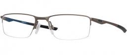 Lunettes de vue - Oakley Prescription Eyewear - OX3218 SOCKET 5.5 - 3218-06 SATIN PEWTER POISEDON BLUE