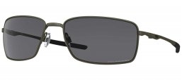 Gafas de Sol - Oakley - SQUARE WIRE OO4075 - 4075-04 CARBON // GREY POLARIZED