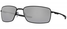 Gafas de Sol - Oakley - SQUARE WIRE OO4075 - 4075-05 MATTE BLACK // BLACK IRIDIUM POLARIZED