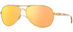 Gafas de Sol - Oakley - FEEDBACK OO4079 - 4079-37 POLISHED GOLD // PRIZM ROSE GOLD POLARIZED