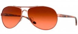Gafas de Sol - Oakley - FEEDBACK OO4079 - 4079-46 ROSE GOLD // PRIZM BROWN GRADIENT