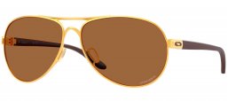 Gafas de Sol - Oakley - OO4079 FEEDBACK - 4079-51 SATIN GOLD // PRIZM BRONZE
