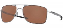 Gafas de Sol - Oakley - OO4124 GAUGE 8 - 4124-09 POLISHED CHROME // PRIZM TUNGSTEN POLARIZED