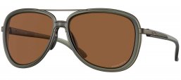 Gafas de Sol - Oakley - OO4129 SPLIT TIME - 4129-25 MATTE OLIVE INK // PRIZM BRONZE