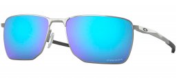 Gafas de Sol - Oakley - OO4142 EJECTOR - 4142-04 SATIN CHROME // PRIZM SAPPHIRE