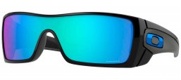 Gafas de Sol - Oakley - OO9101 BATWOLF - 9101-58 POLISHED BLACK // PRIZM SAPPHIRE