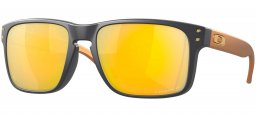 Gafas de Sol - Oakley - OO9102 HOLBROOK - 9102-W4 MATTE COAL // PRIZM 24K POLARIZED
