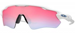 Gafas de Sol - Oakley - OO9208 RADAR EV PATH - 9208-47 POLISHED WHITE // PRIZM SNOW