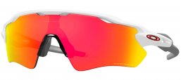 Gafas de Sol - Oakley - OO9208 RADAR EV PATH - 9208-72 POLISHED WHITE // PRIZM RUBY