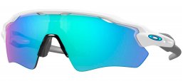Gafas de Sol - Oakley - OO9208 RADAR EV PATH - 9208-73 POLISHED WHITE // PRIZM SAPPHIRE