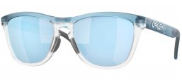 Gafas de Sol - Oakley - OO9284 FROGSKINS RANGE - 9284-09 TRANSPARENT  STONEWASH // PRIZM DEEP WATER POLARIZED