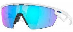 Gafas de Sol - Oakley - OO9403 SPHAERA - 9403-02 MATTE WHITE // PRIZM SAPPHIRE POLARIZED