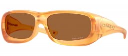 Gafas de Sol - Oakley - OO9494 DE SOTO - 9494-05 MATTE TRANSPARENT LIGHT MUSTARD // PRIZM BRONZE