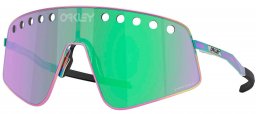 Gafas de Sol - Oakley - OO6025 SUTRO TI SWEEP - 6025-05 POLISHED BLACK TIDE // PRIZM ROAD JADE