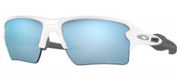 Gafas de Sol - Oakley - OO9188 FLAK 2.0 XL - 9188-82 POLISHED WHITE // PRIZM DEEP H2O POLARIZED