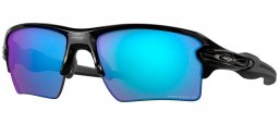 Gafas de Sol - Oakley - OO9188 FLAK 2.0 XL - 9188-F7 POLISHED BLACK // PRIZM SAPPHIRE IRIDIUM POLARIZED
