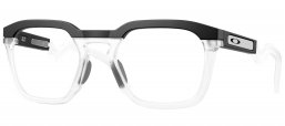Monturas - Oakley Prescription Eyewear - OX8208 HSTN SQ RX - 8208-04 MATTE BLACK TRANSPARENT