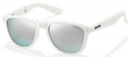 Gafas de Sol - Polaroid - P8448 FOLDING - 7CB (JB) MATTE WHITE // GREY SILVER MIRROR POLARIZED