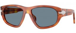 Sunglasses - Persol - PO0050S - 96/56 TERRA DI SIENA // LIGHT BLUE