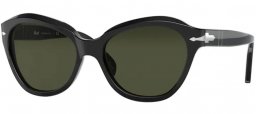 Sunglasses - Persol - PO0582S - 95/31 BLACK // GREEN