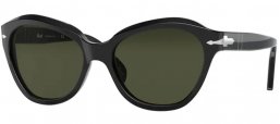 Lunettes de soleil - Persol - PO0582S - 95/31 BLACK // GREEN