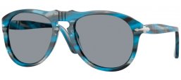 Gafas de Sol - Persol - PO0649 - 1234R5  STRIPED BLUE GREY // GREY