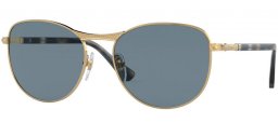 Sunglasses - Persol - PO1002S - 515/56 GOLD // BLUE LIGHT