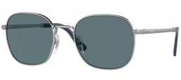 Gafas de Sol - Persol - PO1009S - 518/3R SILVER // BLUE POLARIZED