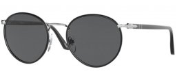 Sunglasses - Persol - PO2422SJ - 1119B1 SILVER MATTE BLACK // GREY