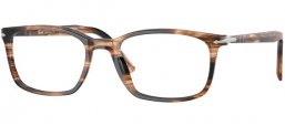 Monturas - Persol - PO3189V - 1236  STRIPED BLACK BROWN
