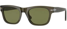 Sunglasses - Persol - PO3269S - 11034E OPAL SMOKE // LIGHT GREEN