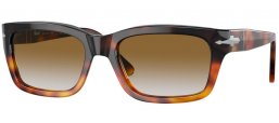 Sunglasses - Persol - PO3301S - 116051 BROWN CUT LIGHT BROWN TORTOISE // BROWN GRADIENT